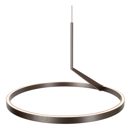 Lucide APPLAUSE - Pendant light - Ø 60 cm - LED Dim. - CCT - 1x32W 2700K/4000K - Hand Wave Sensor - Grey iron | Premium - detail 2